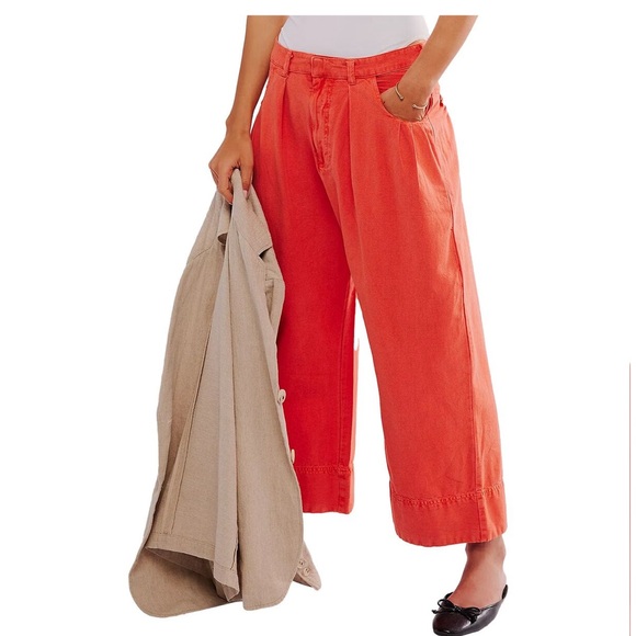 FREE PEOPLE SWEET TALK CHINO PANT - Picture 1 of 6